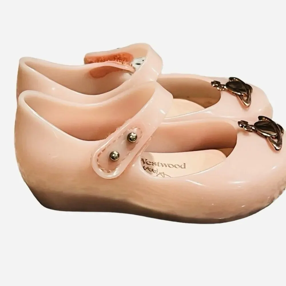 Vivienne Westwood Mini Melissa Ultragirl XI Baby Girl Shoe Pale Pink Size 6